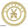 Badge / Macaron GLNF – Grande tenue provinciale – Grand Porte-Glaive – Auvergne – Brodé main